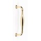 preview thumbnail 11 of 11, Alno Charlie's Collection 3-1/2 Inch Center to Center Handle Cabinet Unlacquered Brass
