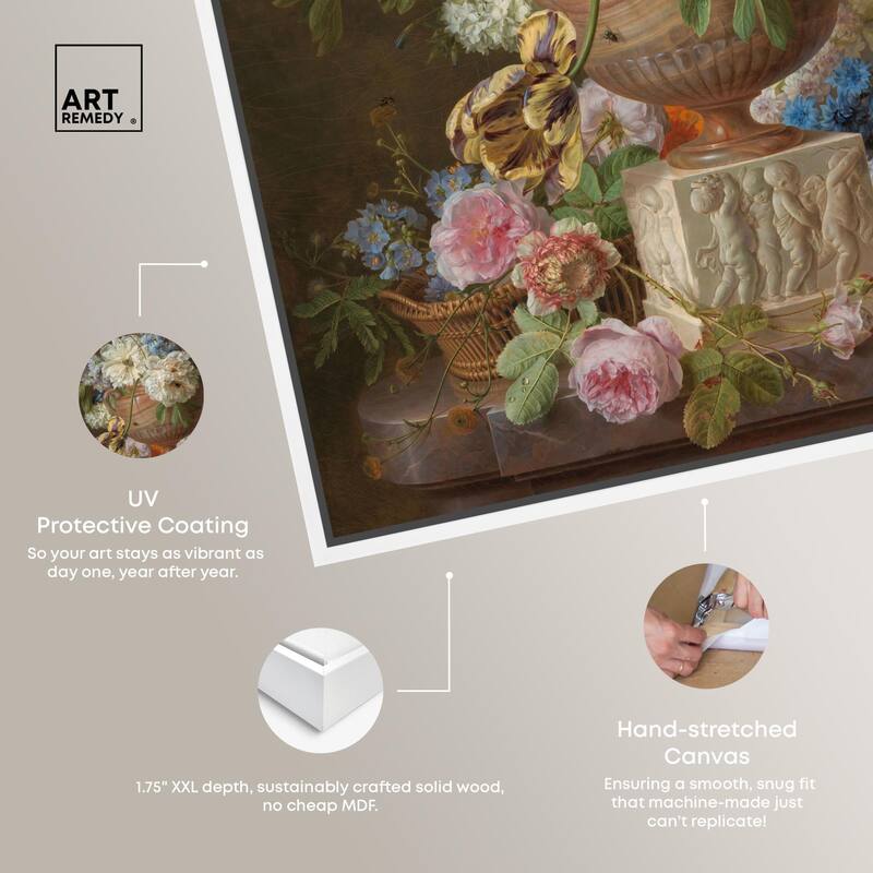 Alabaster Vase 1783 Canvas by Art Remedy