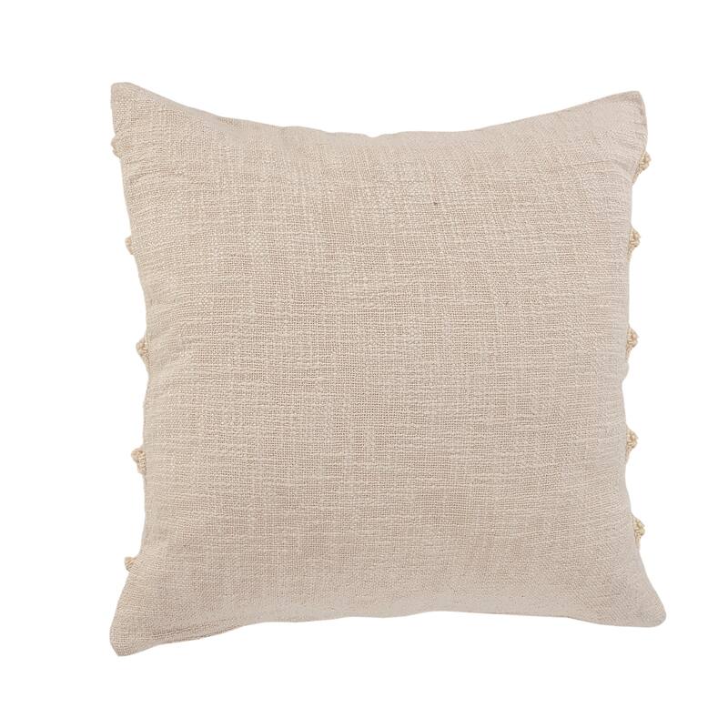 Guajira Set of 2 Textured Stripe Cotton Throw Pillow Covers, 20" x 20", 2 PCS (Covers Only) by Sevita