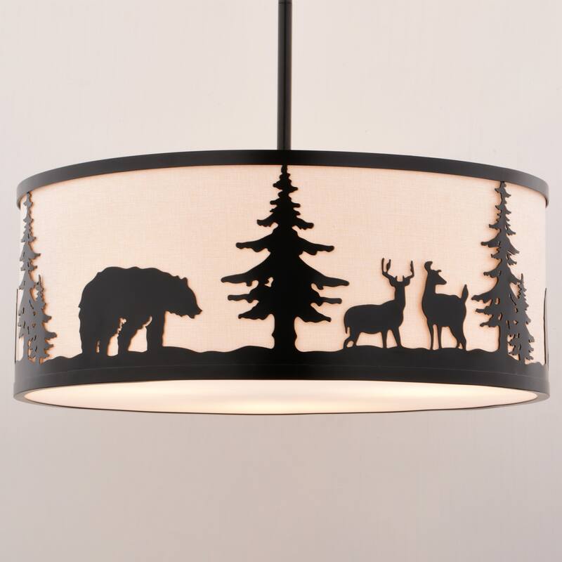 Vaxcel Lighting P0416 3 Light 18" Wide Suspension Pendant