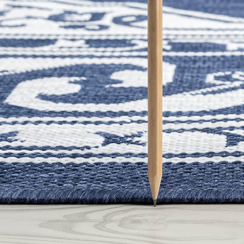 Exo Coastal Oriental Indoor/Outdoor Area Rug