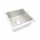 preview thumbnail 10 of 17, Reveler Fireclay Undermount Bar Sink - 15.75" x 15.75" x 7.5"