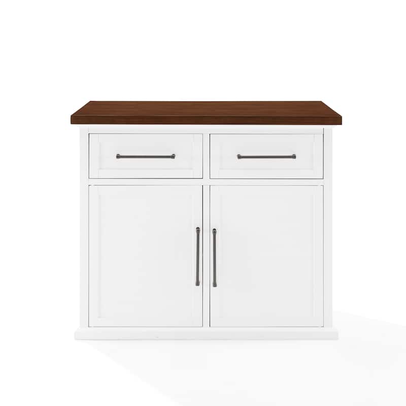 Crosley Bartlett Wood Top Kitchen Island - 27"d x 42"w x 36"h
