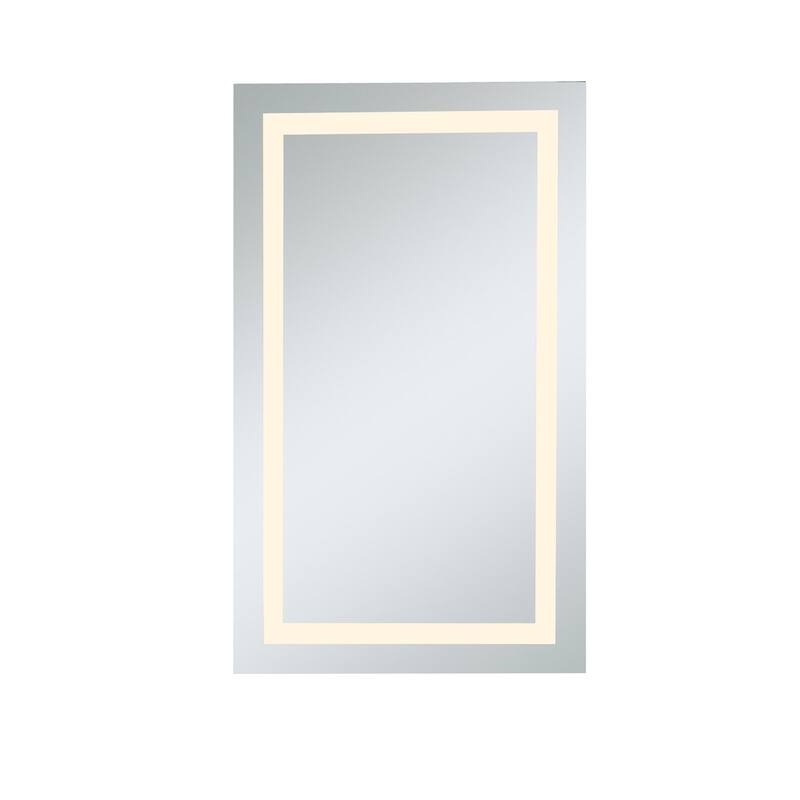 LED Hardwired Mirror Rectangle W24"H40" Dimmable 3000K - 24x40 Rectangle