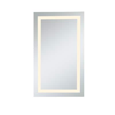 LED Hardwired Mirror Rectangle W24"H40" Dimmable 3000K
