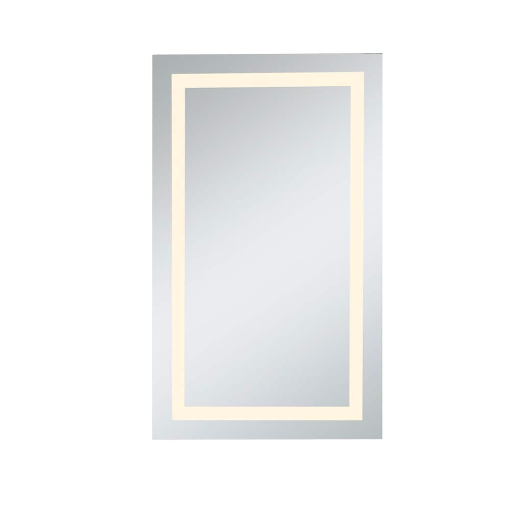LED Hardwired Mirror Rectangle W24"H40" Dimmable 3000K
