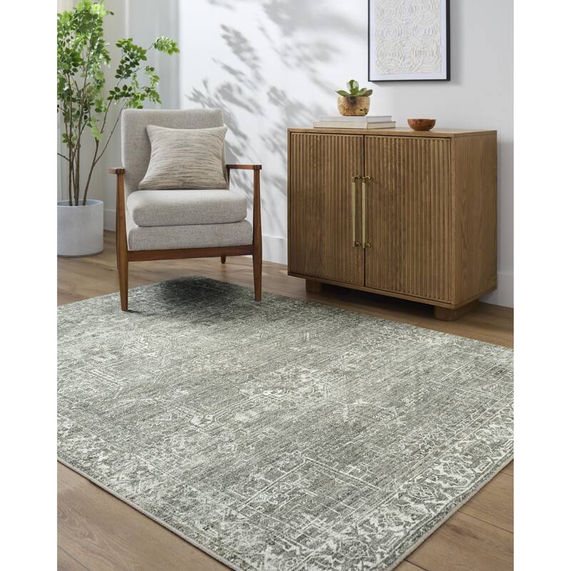 Galey Alix x Livabliss Collins Avenue VII Vintage Medallion Area Rug