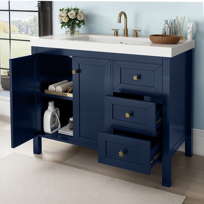 Moasis 36"/42" Bathroom Vanity Cabinet with Sink