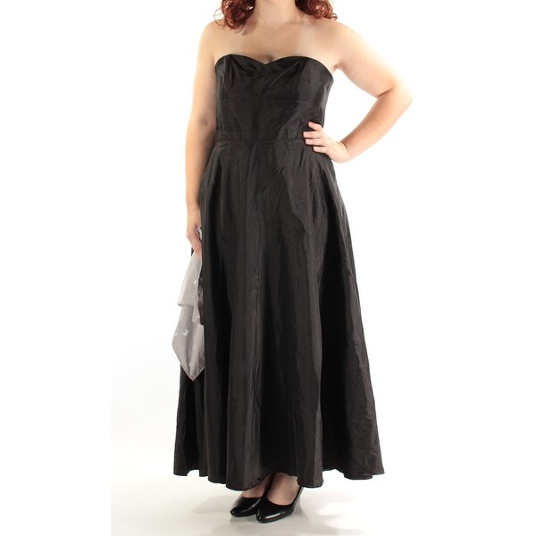 black formal dress size 16