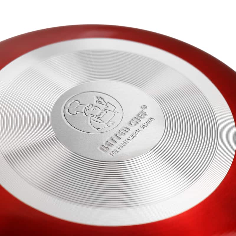 8 Inch Non Stick Gourmet Fry Pan in Scarlet