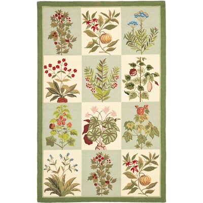 SAFAVIEH Handmade Chelsea Denisha French Country Wool Rug