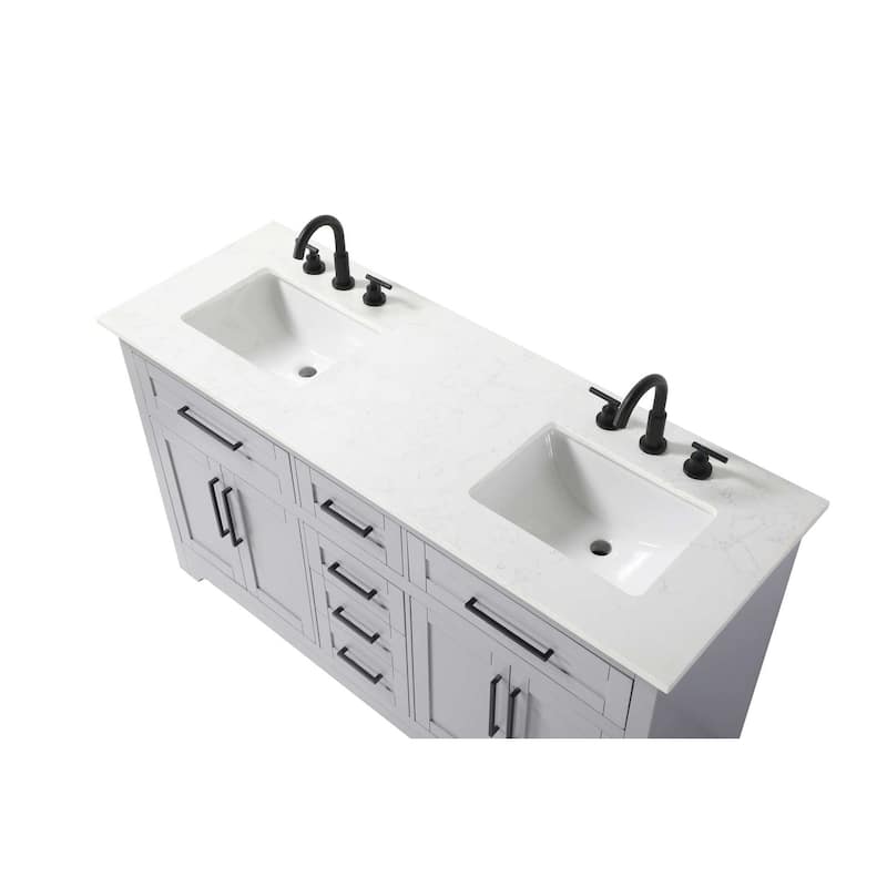 Nathaniel Double Bathroom Vanity (54-84 inch)