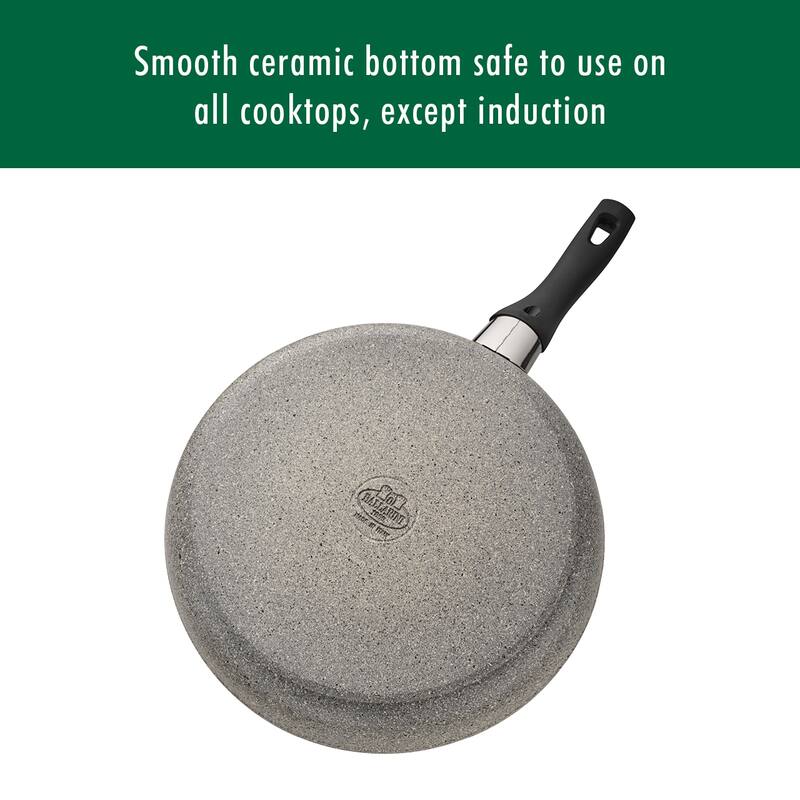 BALLARINI Parma by HENCKELS Forged Aluminum Nonstick Fry Pan, Made in Italy - Granite