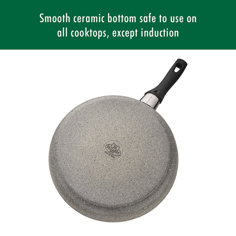 BALLARINI Parma by HENCKELS Forged Aluminum Nonstick Fry Pan Set - Granite