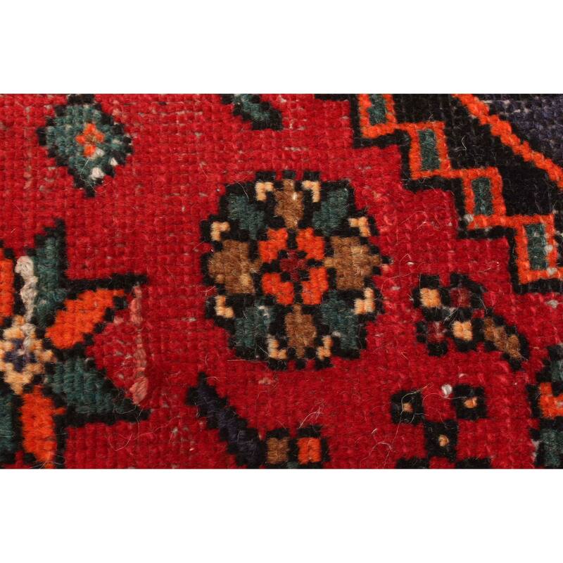 ECARPETGALLERY Hand-knotted Antalya Vintage Red Wool Rug - 4'2 x 6'9