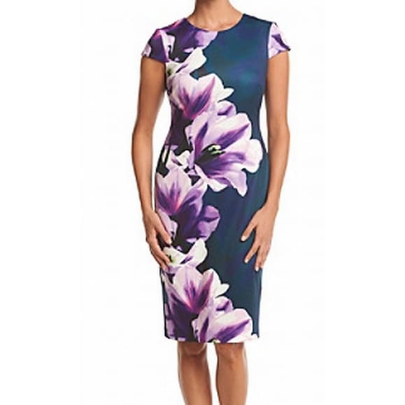 vince camuto scuba sheath dress