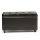 preview thumbnail 7 of 128, WYNDENHALL Essex 34-in. Wide Rectangular Storage Ottoman