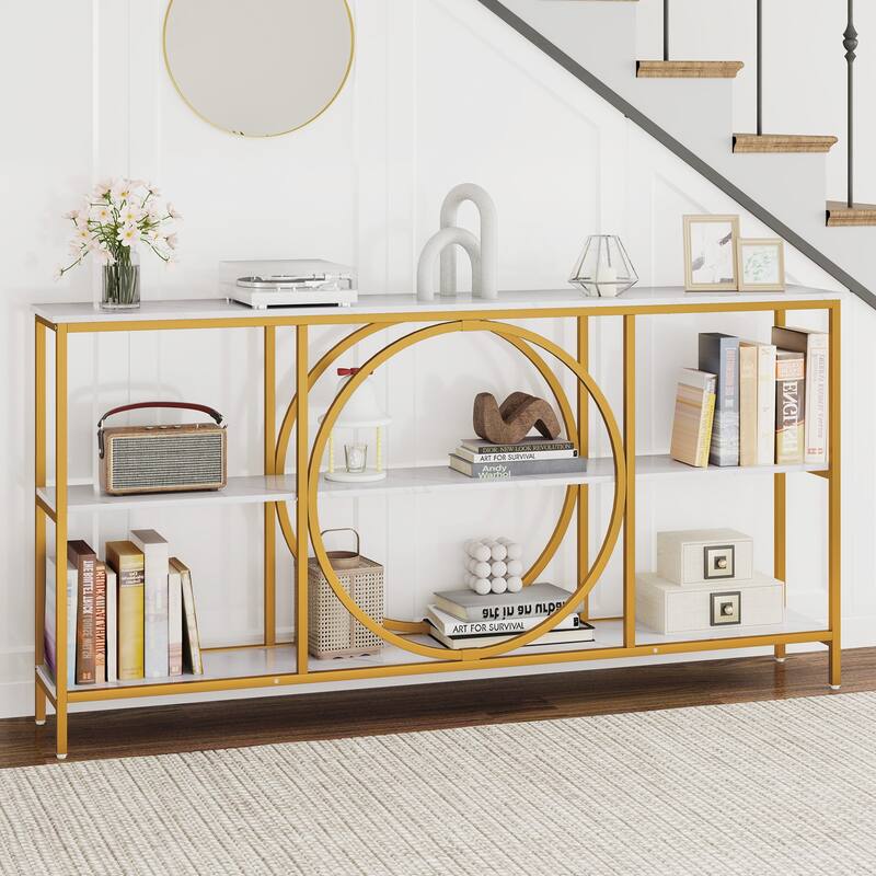 Gymax Jewelry Wood Cabinet Armoire Storage Box Chest St& Organizer