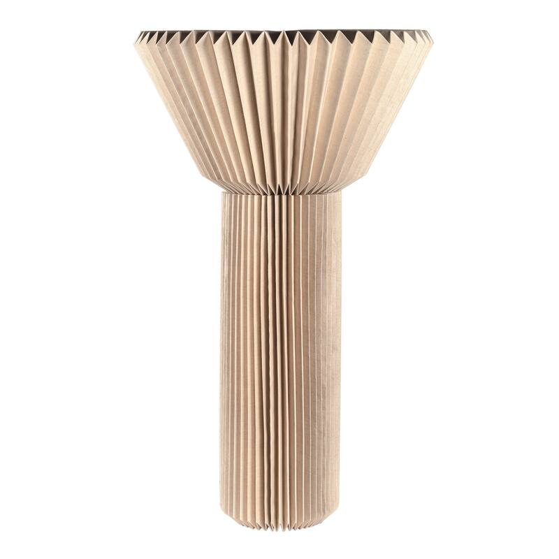 Archer 37" Modern Pleated Shade Floor Lamp - Natural