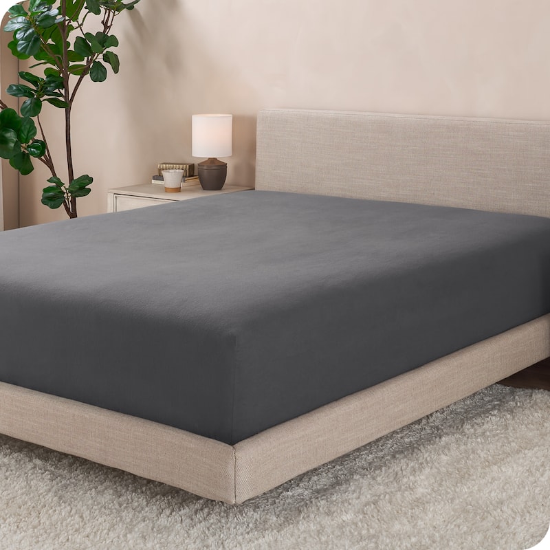 Bare Home Polar Fleece Fitted Bottom Sheet