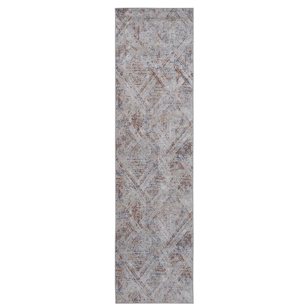 Roomfitters 2x8 Machine Washable Boho Vintage Area Rug, Non-Slip Pet Friendly Indoor Living Room Decor Carpet - Beige