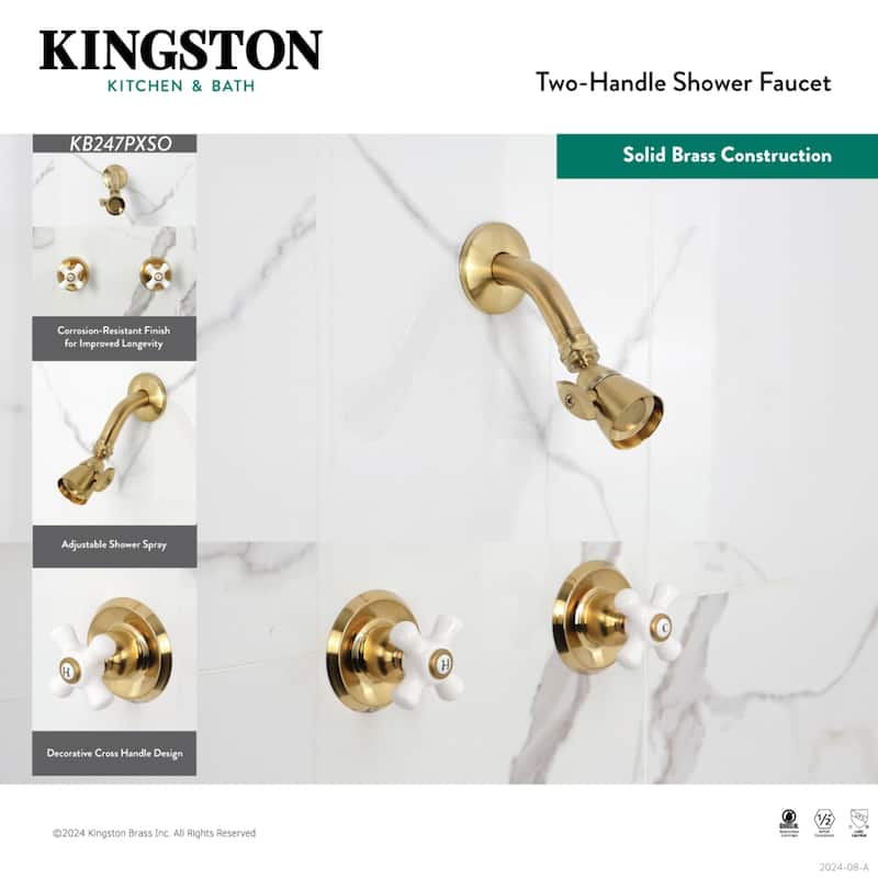 Kingston Brass Victorian Double-Handle Shower Faucet