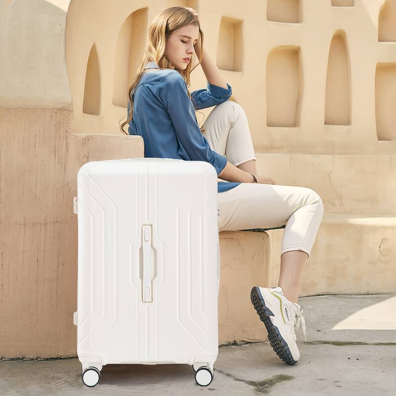 3 PCS in ABS Spinner Wheel Carry on Suitcase Luggage, TSA Combination Lock