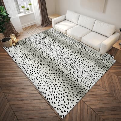 Indoor/ Outdoor Addison Safari Gazelle Animal Print Washable Area Rug
