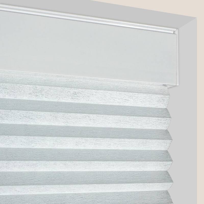 Calyx Interiors White Cordless Cellular Room Darkening Honeycomb Shade