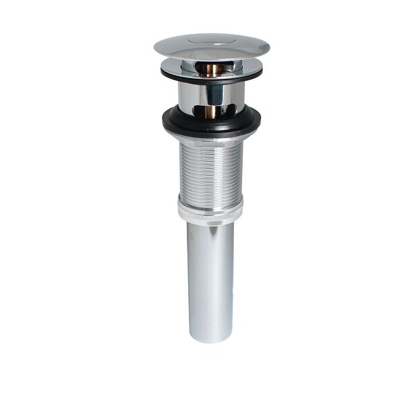 Keeney K820-75 Push Button Bathroom Sink Drain with Overflow