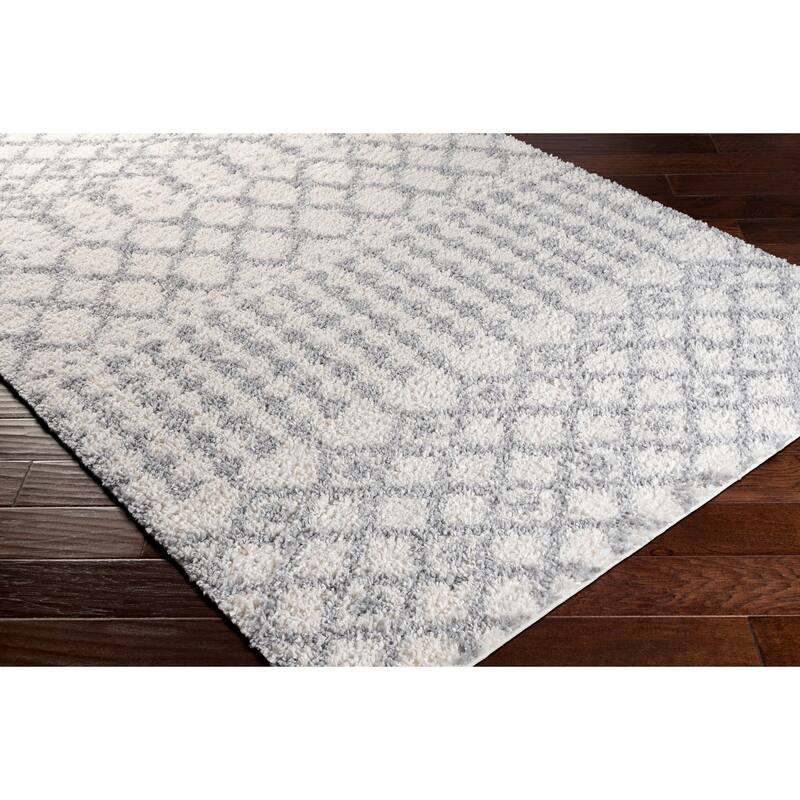 Jai Moroccan Stripe Plush Area Rug