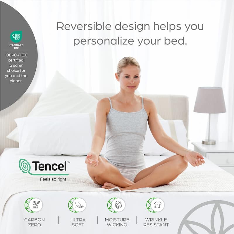 Gaiam® Relax 300 Thread-Count TENCEL™ Soft Reversible Comforter