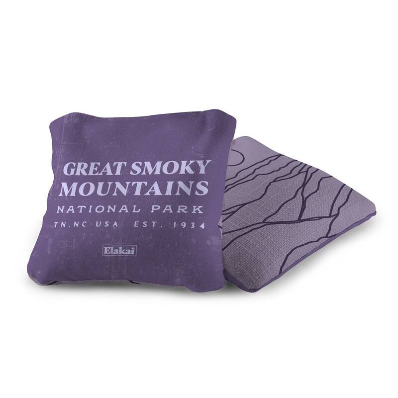 Great Smoky Mountains Dual Sided Pro Cornhole Bags (Set of 4)