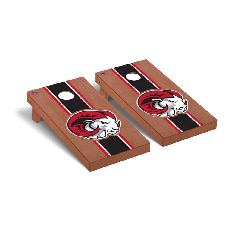 Winston Salem State Rams Rosewood Cornhole Board Set