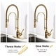 preview thumbnail 66 of 87, WOWOW Single Handle Gooseneck Pull Down Sprayer Kitchen Faucet