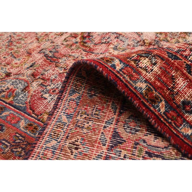 ECARPETGALLERY Hand-knotted Antalya Vintage Red Wool Rug - 9'8 x 12'3