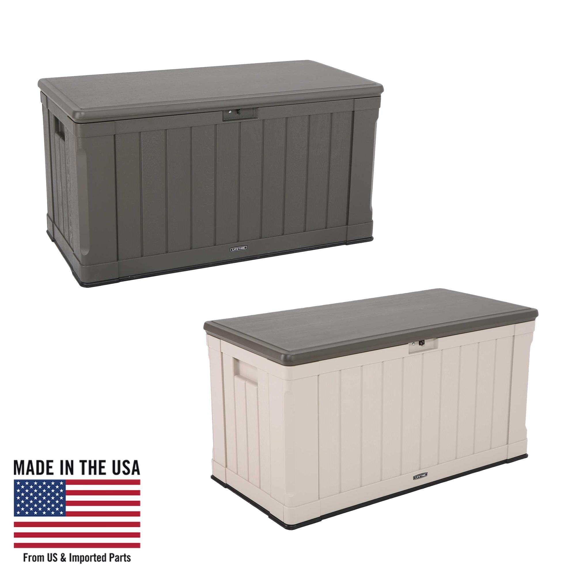 Lifetime Outdoor Storage Deck Box - Thumbnail 4