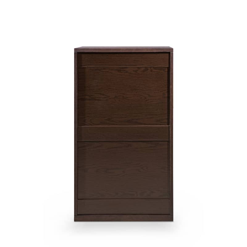 Modrest Torino Modern Brown Oak & Grey Chest