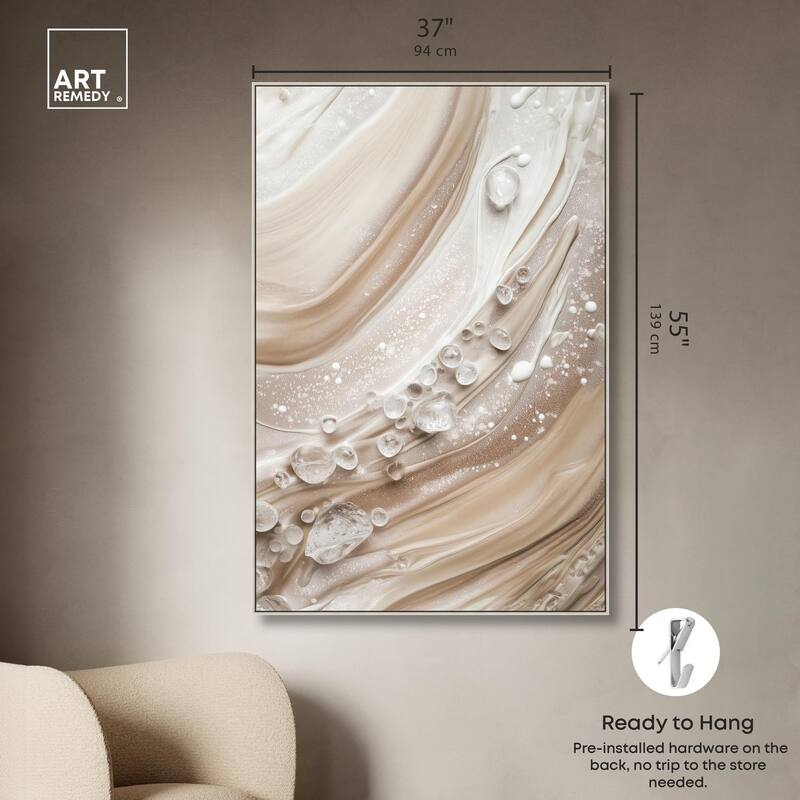 Viscous Veils II Canvas by Art Remedy