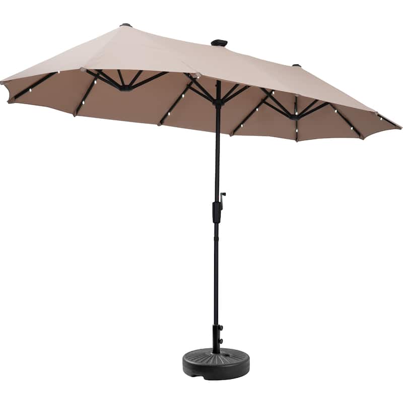 Autlaycil 13 ft Patio Umbrella with Crank For Outdoor Umbrella Base Included
