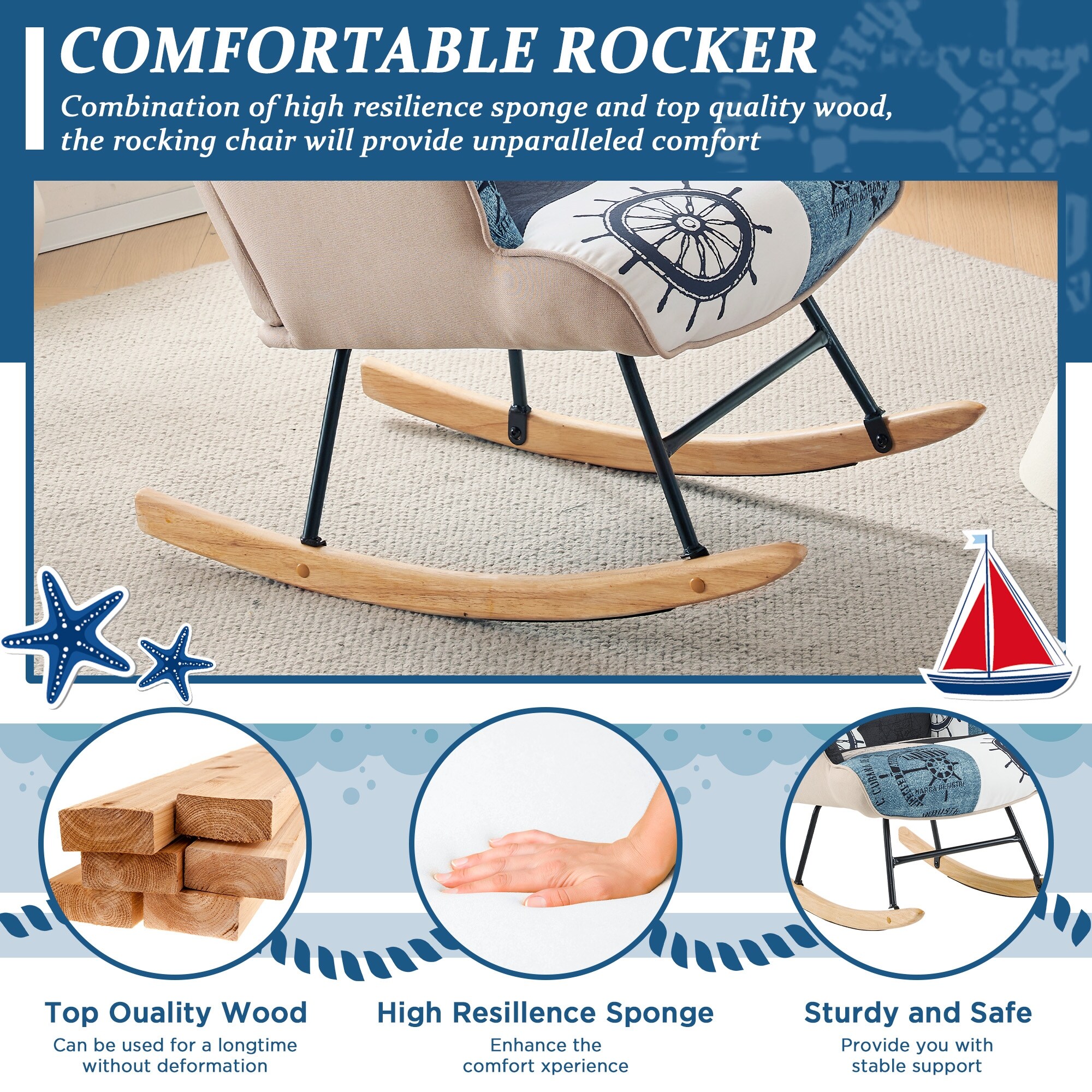 Eames rocking chair nursery sales