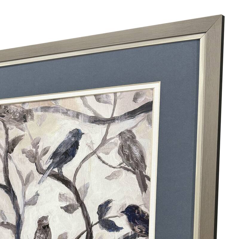 Morning Song S/2 Framed Art Under glass