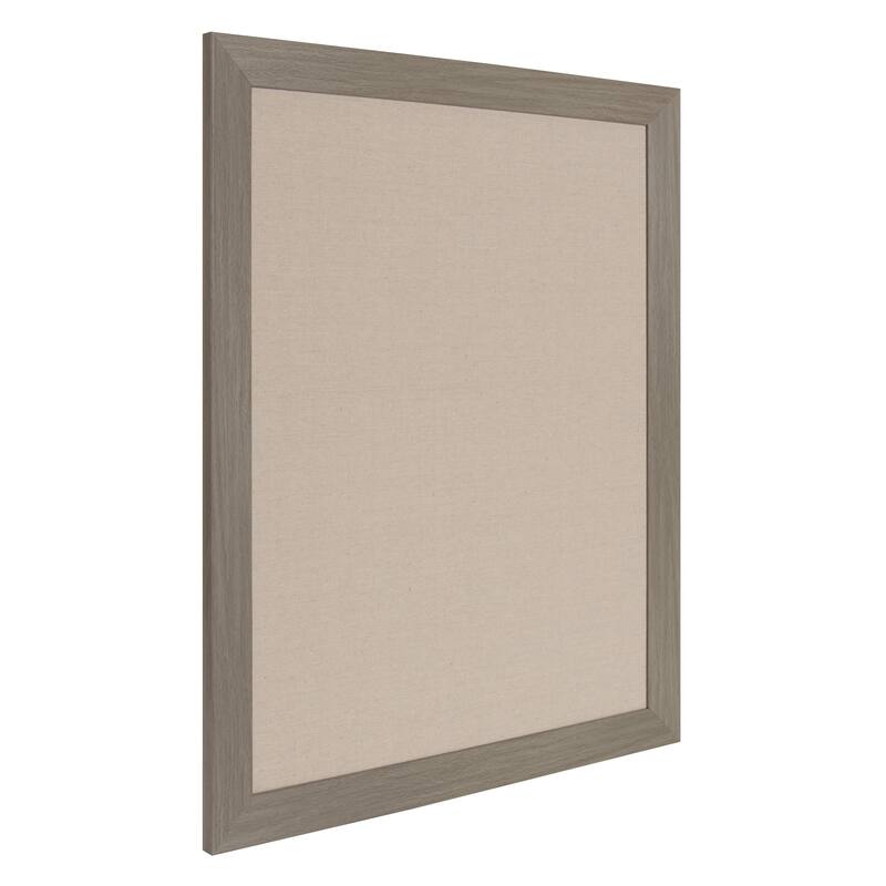 DesignOvation Beatrice Framed Linen Fabric Pinboard