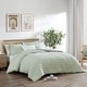 preview thumbnail 6 of 7, Swift Home Ultra-Soft Pom Pom 3-Piece Microfiber Comforter Bedding Set Sage - King