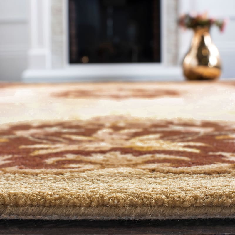 SAFAVIEH Handmade Bergama Folkea Oriental Hand-spun Wool Rug