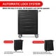 preview thumbnail 4 of 15, 7-Drawer Rolling Metal Tool Box Chest Cabinet with Wheels and Cylinder Locking for Garage,Warehouse,Work Shop