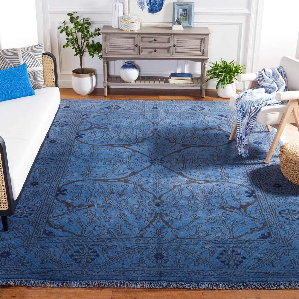 SAFAVIEH Couture Hand-Knotted Voula Market Raoufa Wool Rug