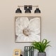 preview thumbnail 18 of 29, Modern Farmhouse Black Gold 3-Light Bathroom Vanity Lights Dimmable Wall Sconces