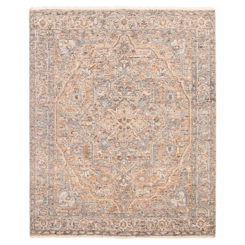 ECARPETGALLERY Hand-knotted Jules Serapi Tan Wool Rug - 8'0 x 9'9 - Tan - 8'0 x 9'9
