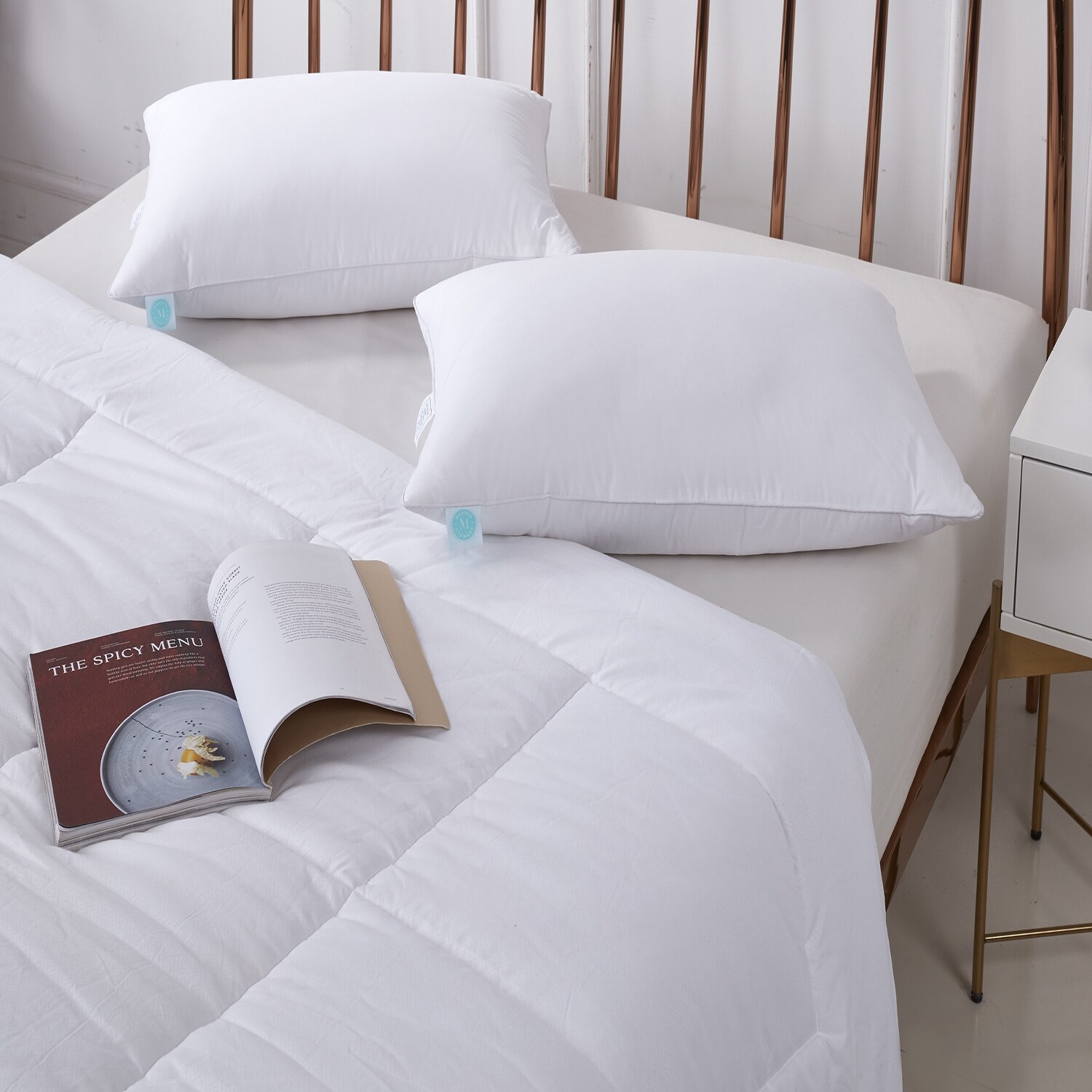 Martha Stewart Tencel Softy Around Feather And Down Pillow Set of